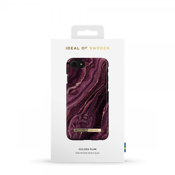 Ideal of Sweden iPhone 6/6S/7/8/SE Skal Fashion Case Golden Plum