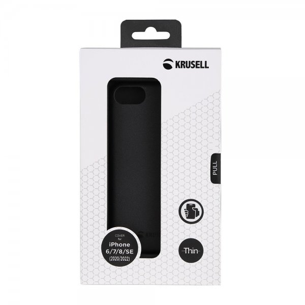 Krusell iPhone 6/6S/7/8/SE Skal SandCover Svart