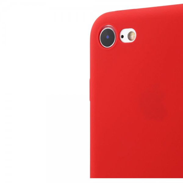 holdit iPhone 7/8/SE Skal Silikon Ruby Red
