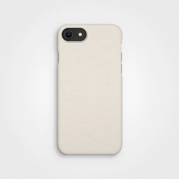 agood company iPhone 6/6S/7/8/SE Skal Växtbaserat Vanilla White