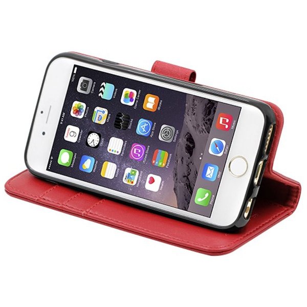 iPhone 6/6S Fodral med Stativ Röd