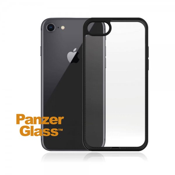 PanzerGlass iPhone 7/8/SE Skal ClearCase Black Edition