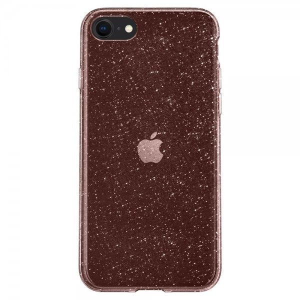 Spigen iPhone 7/8/SE Skal Liquid Crystal Glitter Rose Quartz