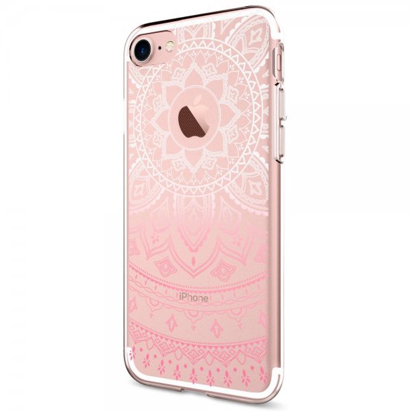 Spigen iPhone 7/8/SE Skal Liquid Crystal Shine Pink