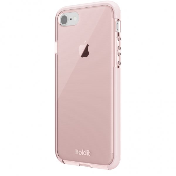 holdit iPhone 7/8/SE Skal Seethru Blush Pink