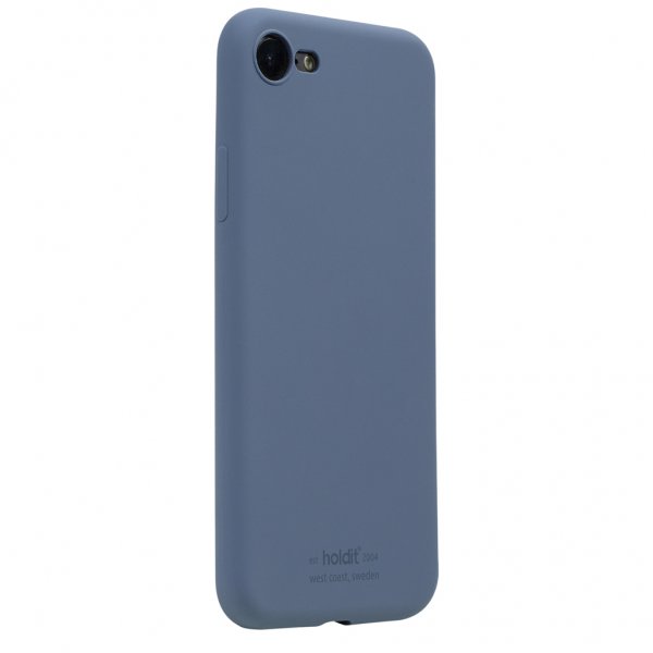 holdit iPhone 7/8/SE Skal Silikon Pacific Blue
