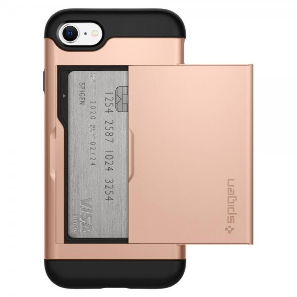 Spigen iPhone 7/8/SE Skal Slim Armor CS Blush Gold