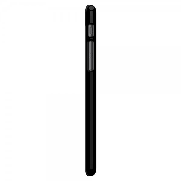 Spigen iPhone 7/8/SE Skal Thin Fit Jet Black