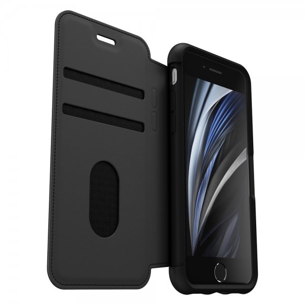 Otterbox iPhone 7/8/SE Fodral Strada Folio Shadow Black