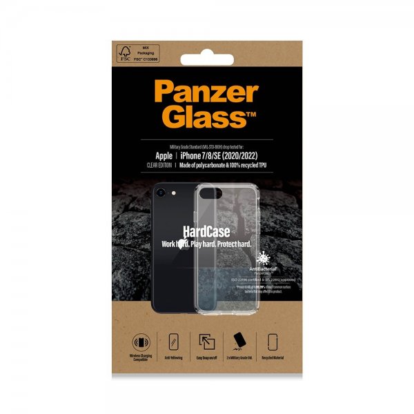 PanzerGlass iPhone 7/8/SE Skal HardCase Transparent
