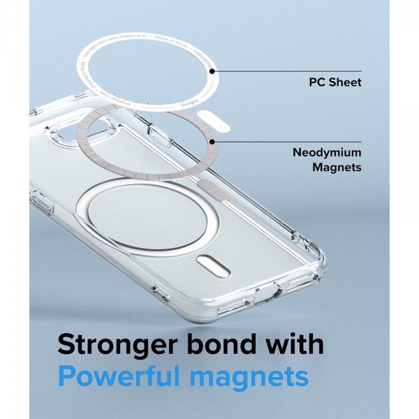Ringke iPhone 7/8/SE Skal Fusion Magnetic MagSafe Matte Clear