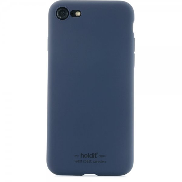 holdit iPhone 7/8/SE Skal Silikon Navy Blue