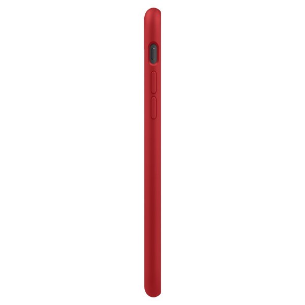 Spigen iPhone 7/8/SE Skal Silicone Fit Röd