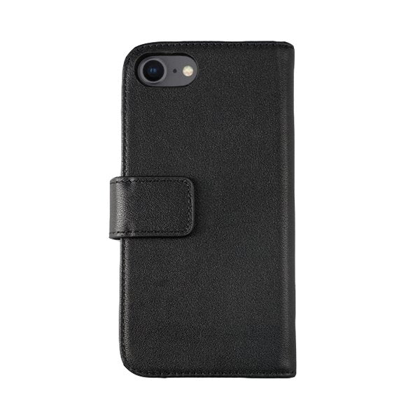 Rvelon iPhone 7/8/SE Fodral Äkta Läder Svart