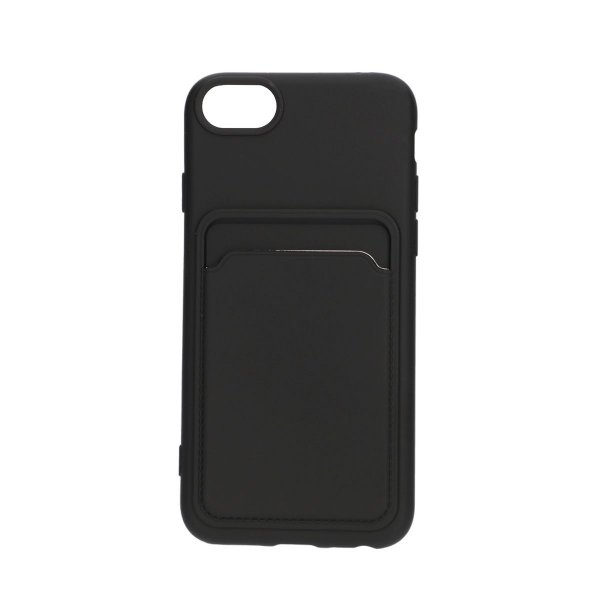 iPhone 7/8/SE Skal Korthållare Svart