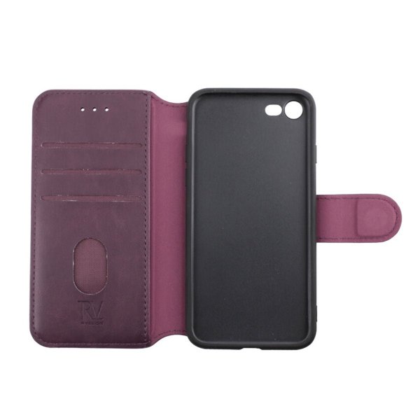 Rvelon iPhone 7/8/SE Fodral Utfällbart Kortfack Lila