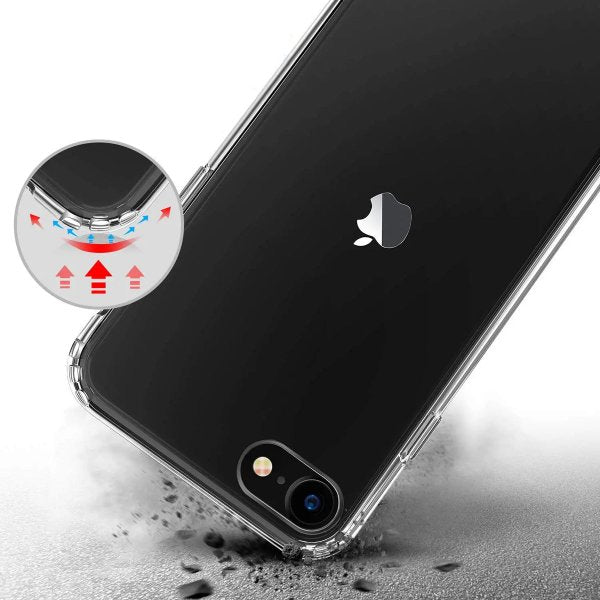 Rvelon iPhone 7/8/SE Skal TPU Transparent