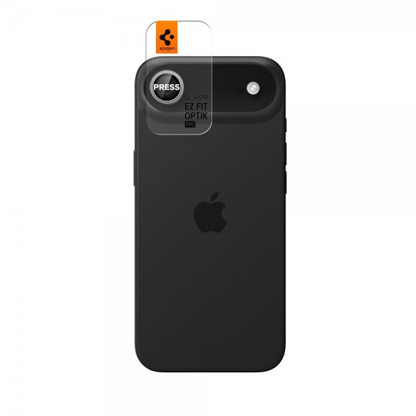 Spigen iPhone Air Kameraskydd GLAS.tR EZ Fit Optik Pro 2-pack Silver
