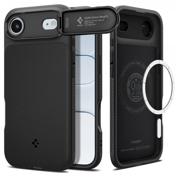Spigen iPhone Air Skal Optik Armor MagFit Svart