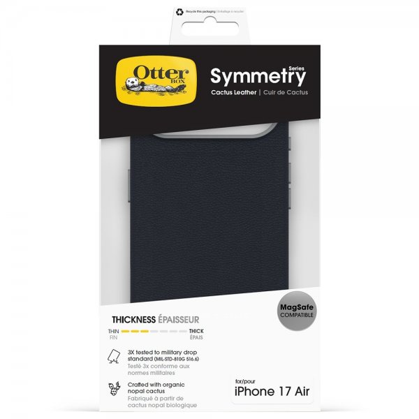 Otterbox iPhone Air Skal Symmetry Cactus Leather MagSafe Blue Sentiment