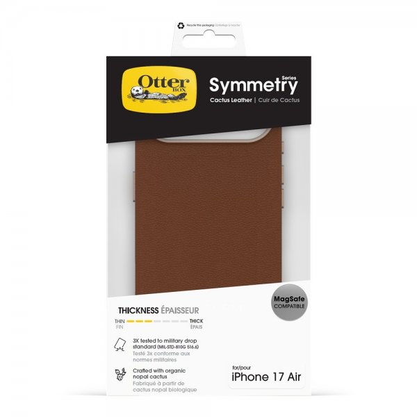 Otterbox iPhone Air Skal Symmetry Cactus Leather MagSafe Desert Saddle