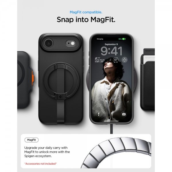 Spigen iPhone Air Skal Thin Fit MagFit Svart
