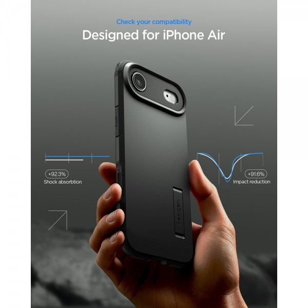 Spigen iPhone Air Skal Tough Armor T MagFit Svart