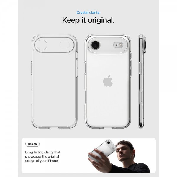 Spigen iPhone Air Skal Ultra Hybrid Crystal Clear