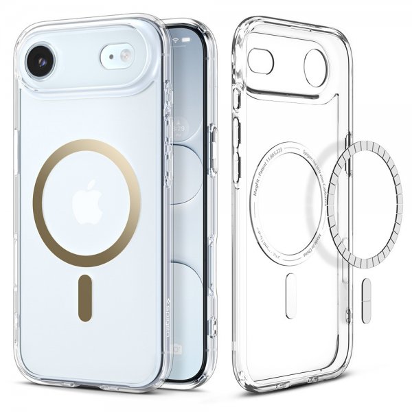 Spigen iPhone Air Skal Ultra Hybrid MagFit Clear Gold