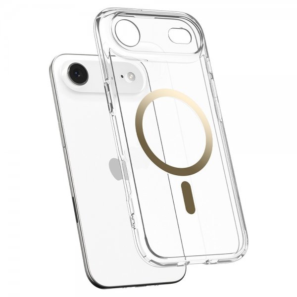 Spigen iPhone Air Skal Ultra Hybrid MagFit Clear Gold