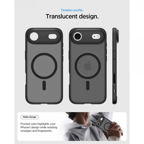 Spigen iPhone Air Skal Ultra Hybrid MagFit Frost Black