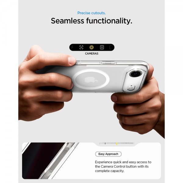Spigen iPhone Air Skal Ultra Hybrid MagFit Frost White