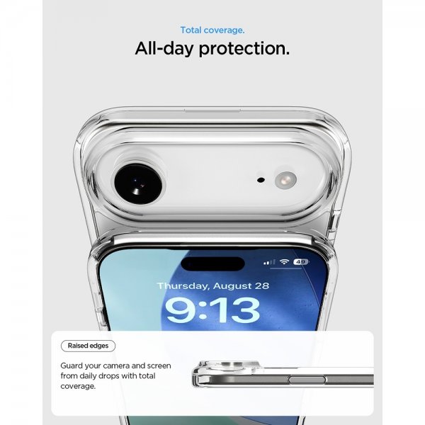 Spigen iPhone Air Skal Ultra Hybrid S MagFit Clear White