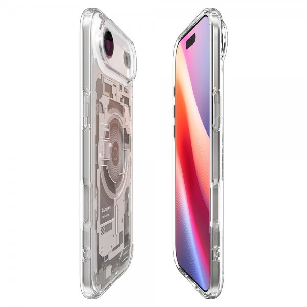 Spigen iPhone Air Skal Ultra Hybrid Zero One MagFit Natural Titanium