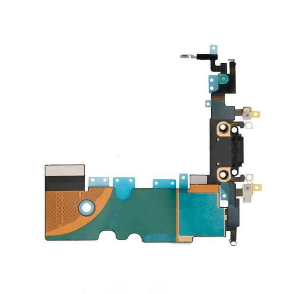 iPhone SE 2022 Laddkontakt med Flexkabel - Svart