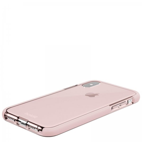 holdit iPhone X/Xs Skal Seethru Blush Pink