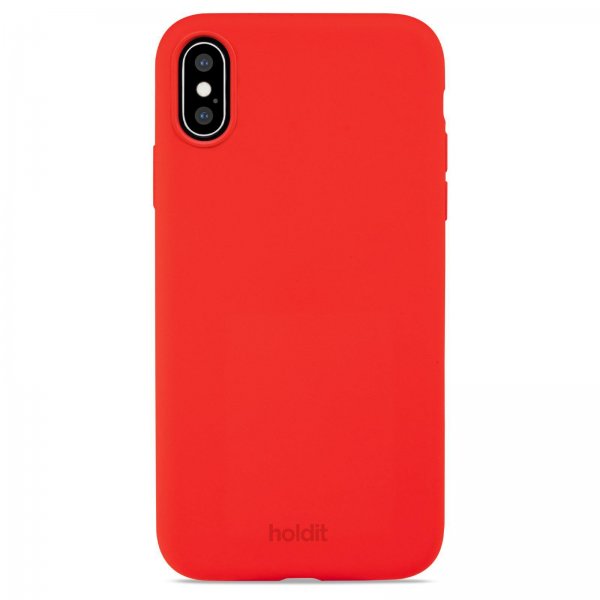 holdit iPhone X/Xs Skal Silikon Chili Red