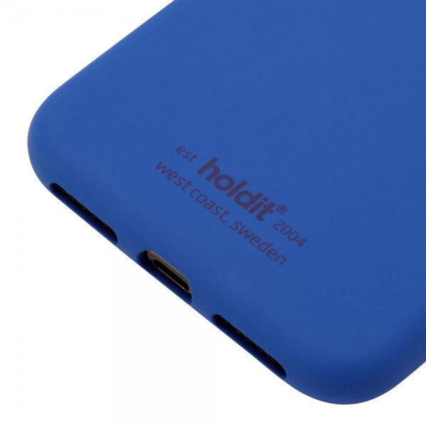 holdit iPhone X/Xs Skal Silikon Royal Blue