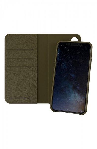 Richmond & Finch iPhone X/Xs Fodral Wallet Löstagbart skal Emerald Green