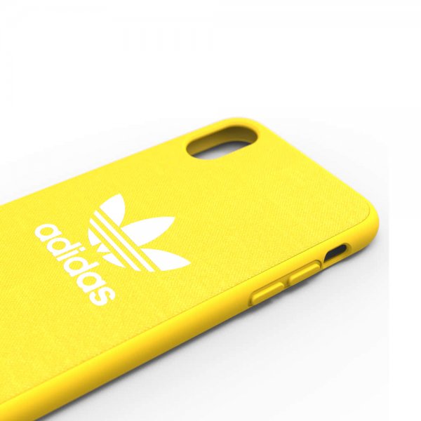 Adidas iPhone X/Xs Skal OR Moulded Case Canvas FW19 Gul