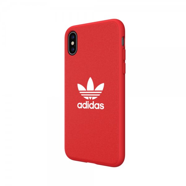 Adidas iPhone X/Xs Skal OR Moulded Case Canvas FW19 Scarlet
