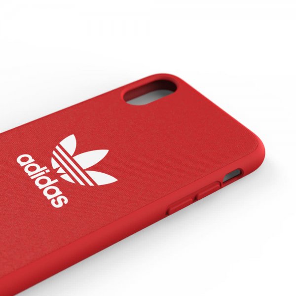 Adidas iPhone X/Xs Skal OR Moulded Case Canvas FW19 Scarlet