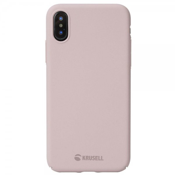 Krusell iPhone X/Xs Skal Sandby Cover Dusty Pink