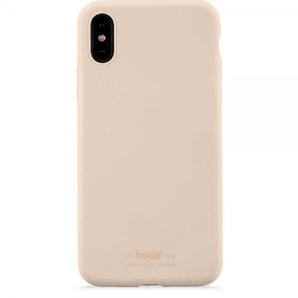holdit iPhone X/Xs Skal Silikon Beige