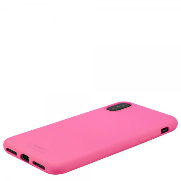 holdit iPhone X/Xs Skal Silikon Bright Pink