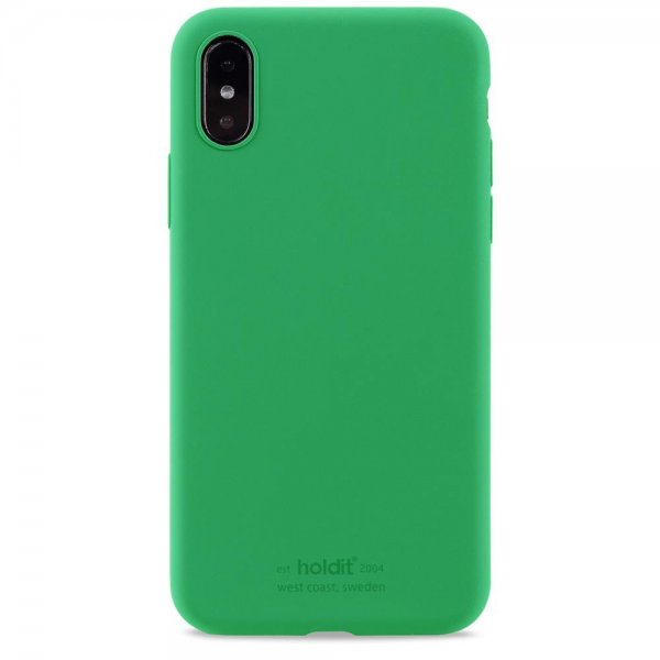 holdit iPhone X/Xs Skal Silikon Grass Green
