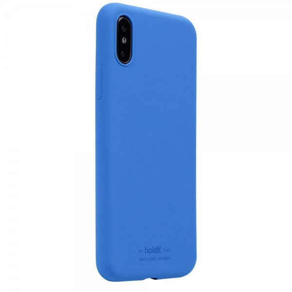 holdit iPhone X/Xs Skal Silikon Sky Blue