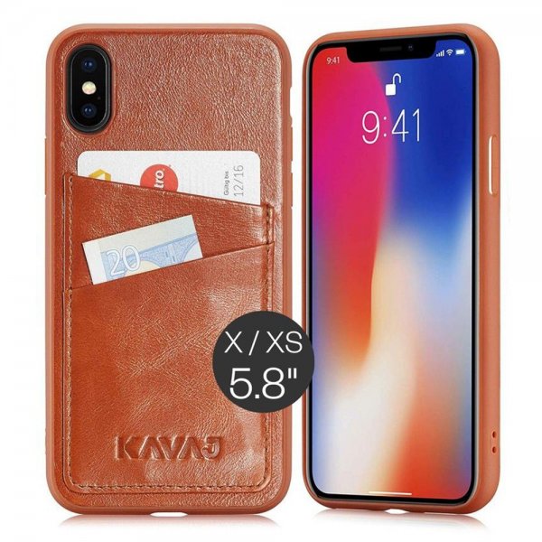 KAVAJ iPhone X/Xs Skal Tokyo Brun