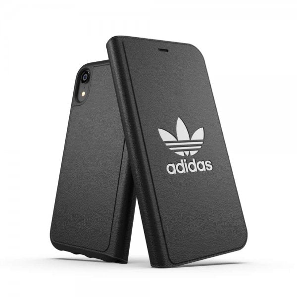 Adidas iPhone Xr Fodral OR Booklet Case BASIC FW18 Svart Vit Logga