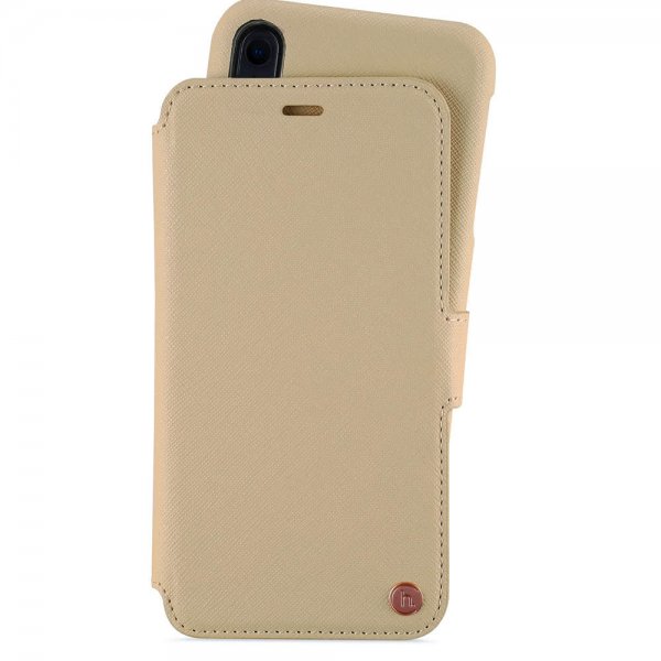 holdit iPhone Xr Fodral Stockholm Löstagbart Skal Caramel Beige